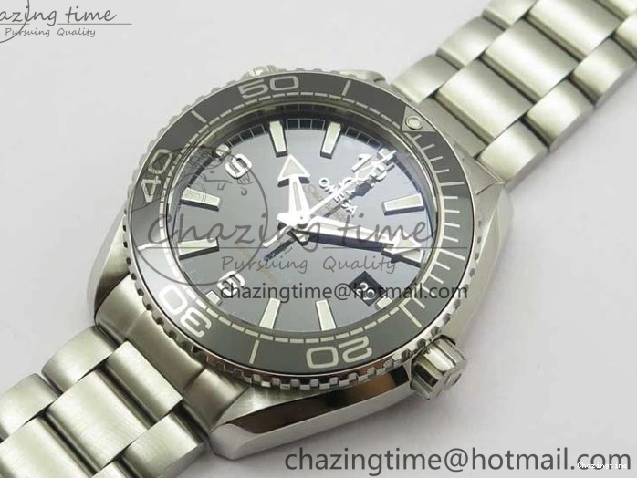 0501 Planet Ocean 39.5mm Black Ceramic Bezel SS VSF 1:1 Best Edition Black Dial on SS Bracelet A Stretchable 7890